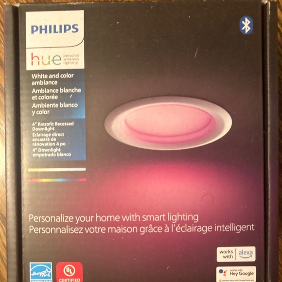 COPY - Philips Hue Recessed Ambiance Lights 4 inches - Picture 1 of 3